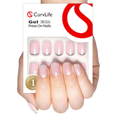 CurvLife close-up of gel finish detail highlighting smooth shine and professional look