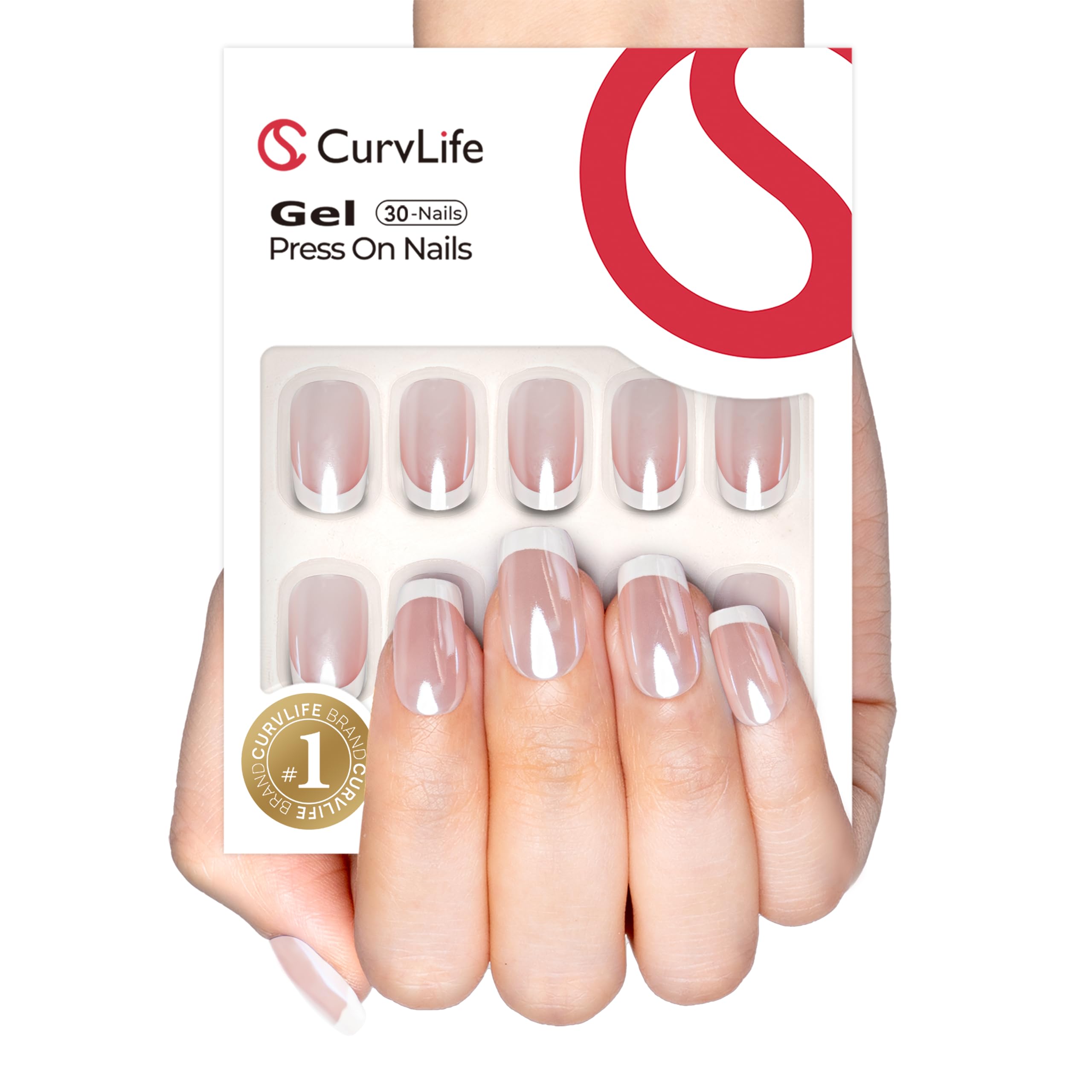 CurvLife close-up of glossy surface highlighting salon-quality finish