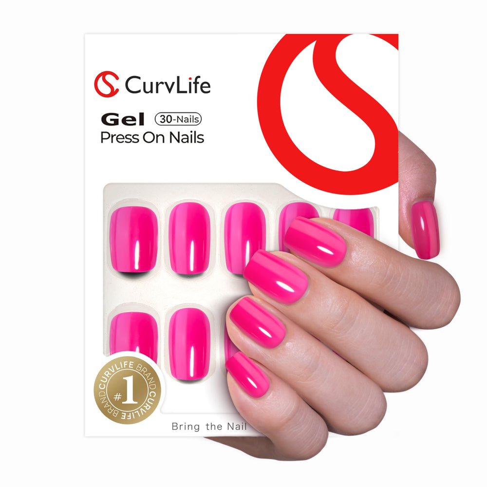 CurvLife close-up of handmade gel detail showing precise glossy finish