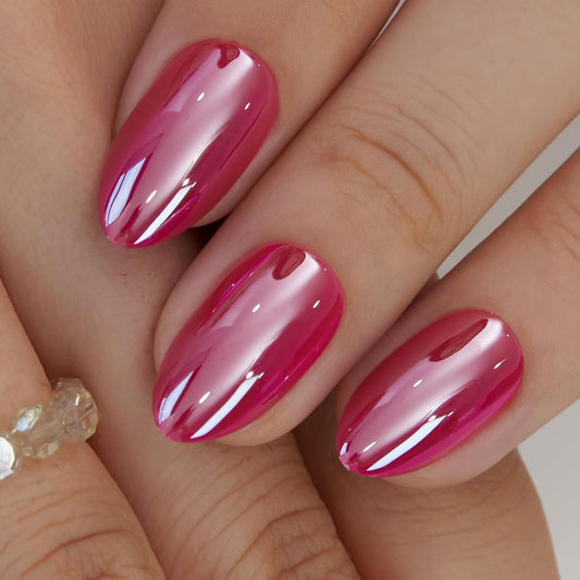 CurvLife close-up of apricot glossy surface showing smooth gel finish benefit