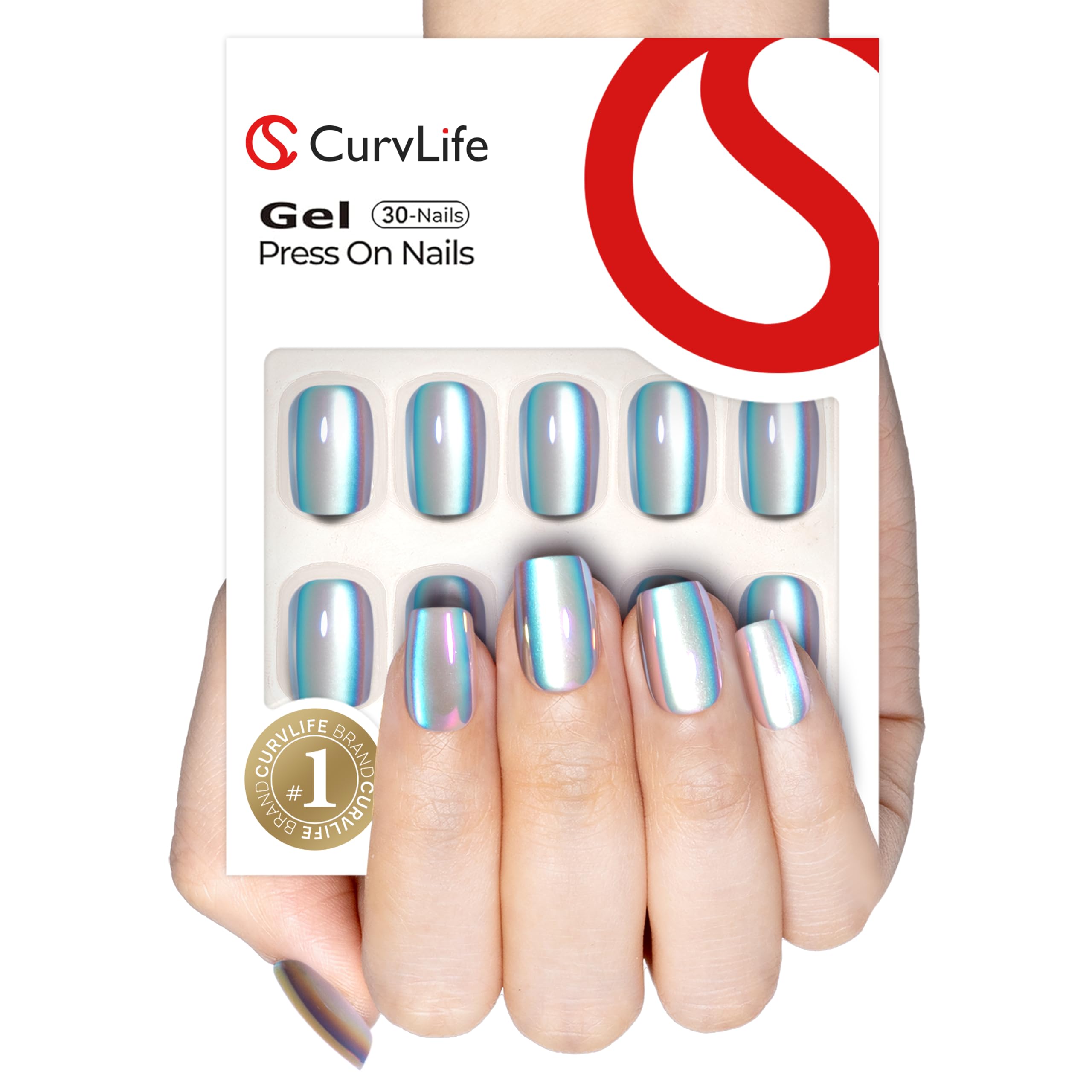 CurvLife close-up of hand-painted chrome cat eye finish highlighting depth and quality