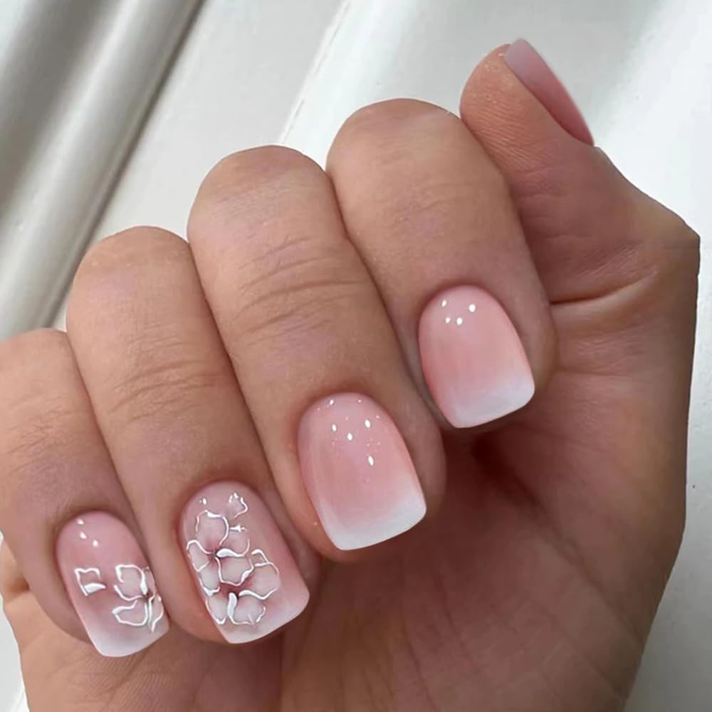CurvLife detailed view at the cuticle edge showing seamless fit benefit: natural-looking blend