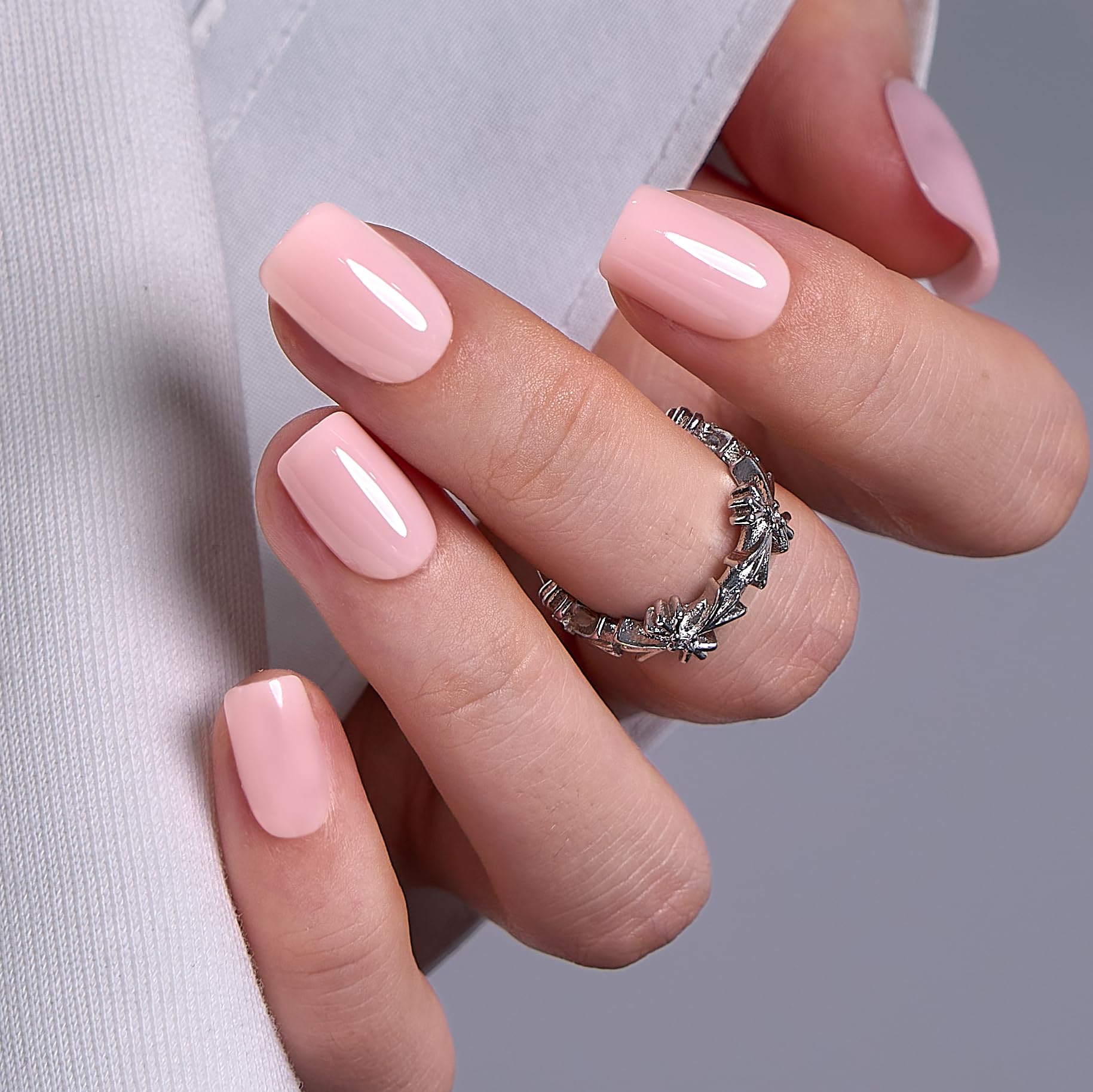CurvLife close-up of soft gel finish highlighting handmade glossy texture and durability