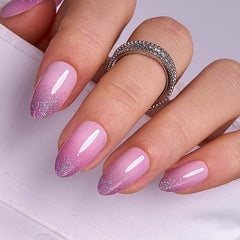 CurvLife front packaging showing apricot ombré nails and accessories for an easy at-home manicure