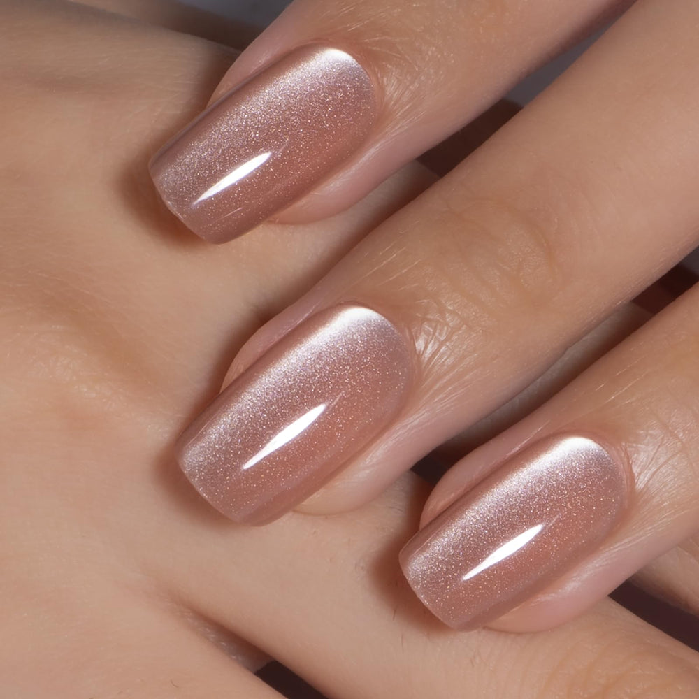 CurvLife front packaging showing apricot quicksand nails and included tools for fast salon results