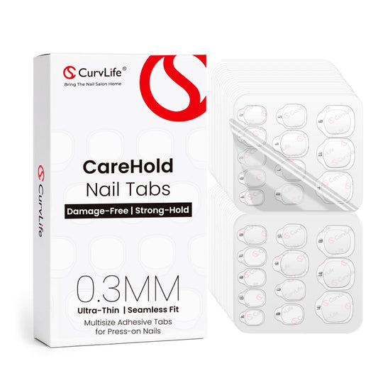 CurvLife front packaging showing CareHold tabs and benefits