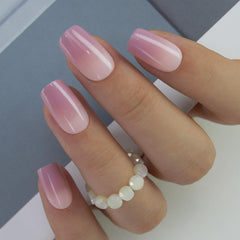 CurvLife front packaging showing gradient pink purple nails and ready-to-wear convenience