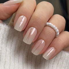 CurvLife front packaging showing nude glitter-line nails and complete kit benefits