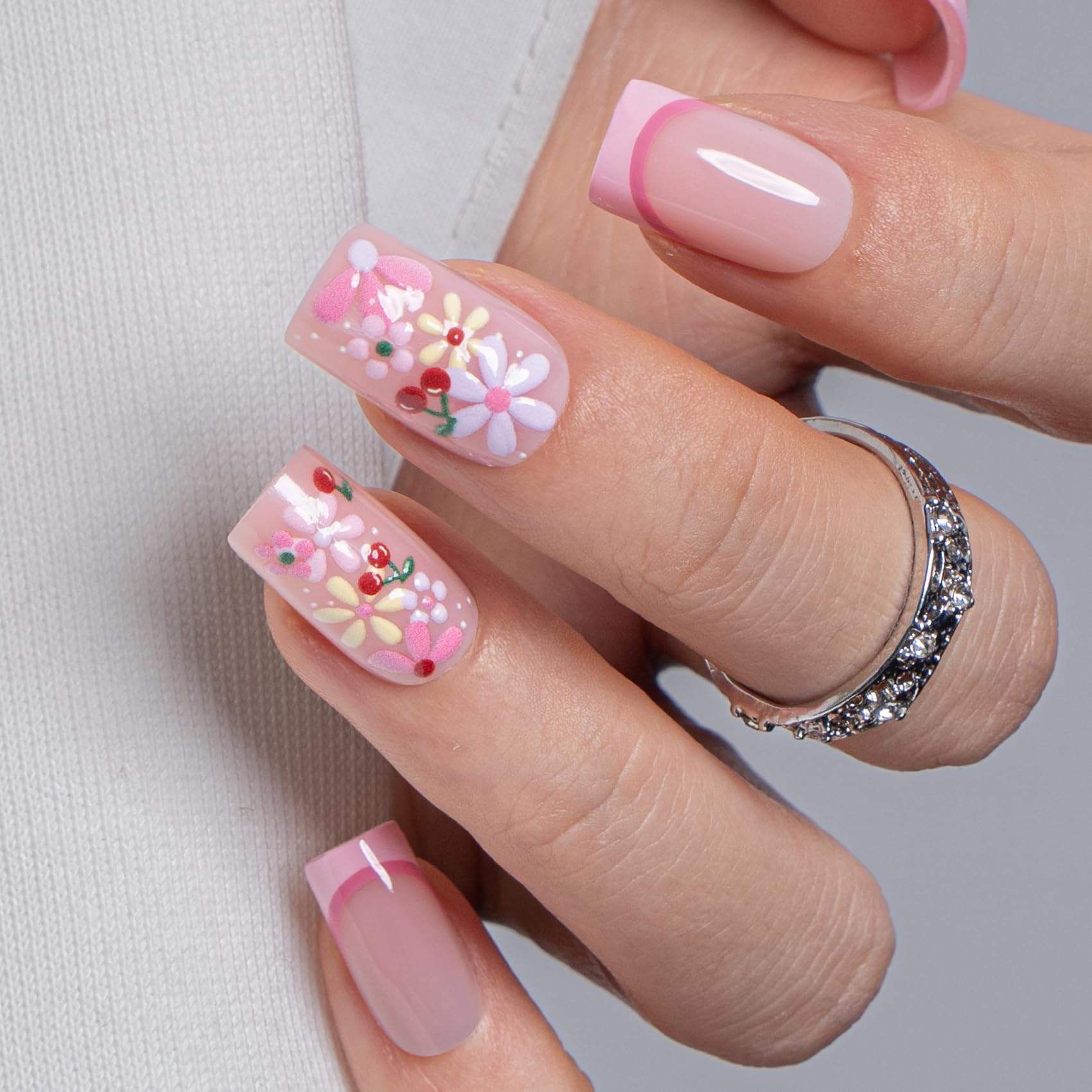CurvLife front packaging showing Pink Meadow design and easy-at-home convenience