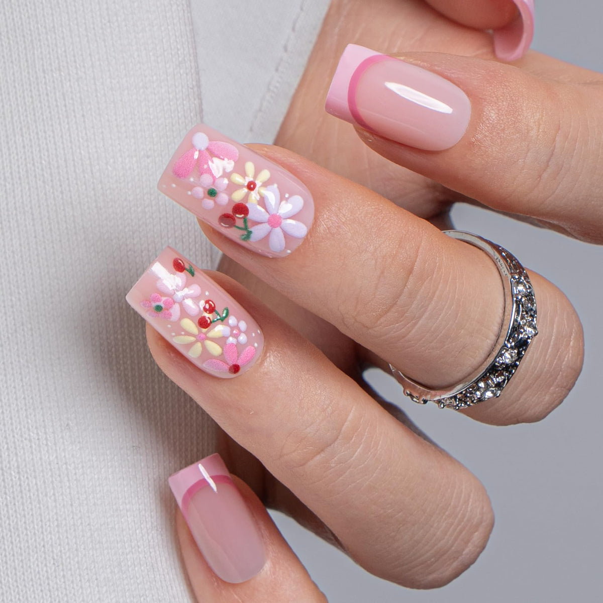 CurvLife front packaging showing Pink Meadow design and easy-at-home convenience