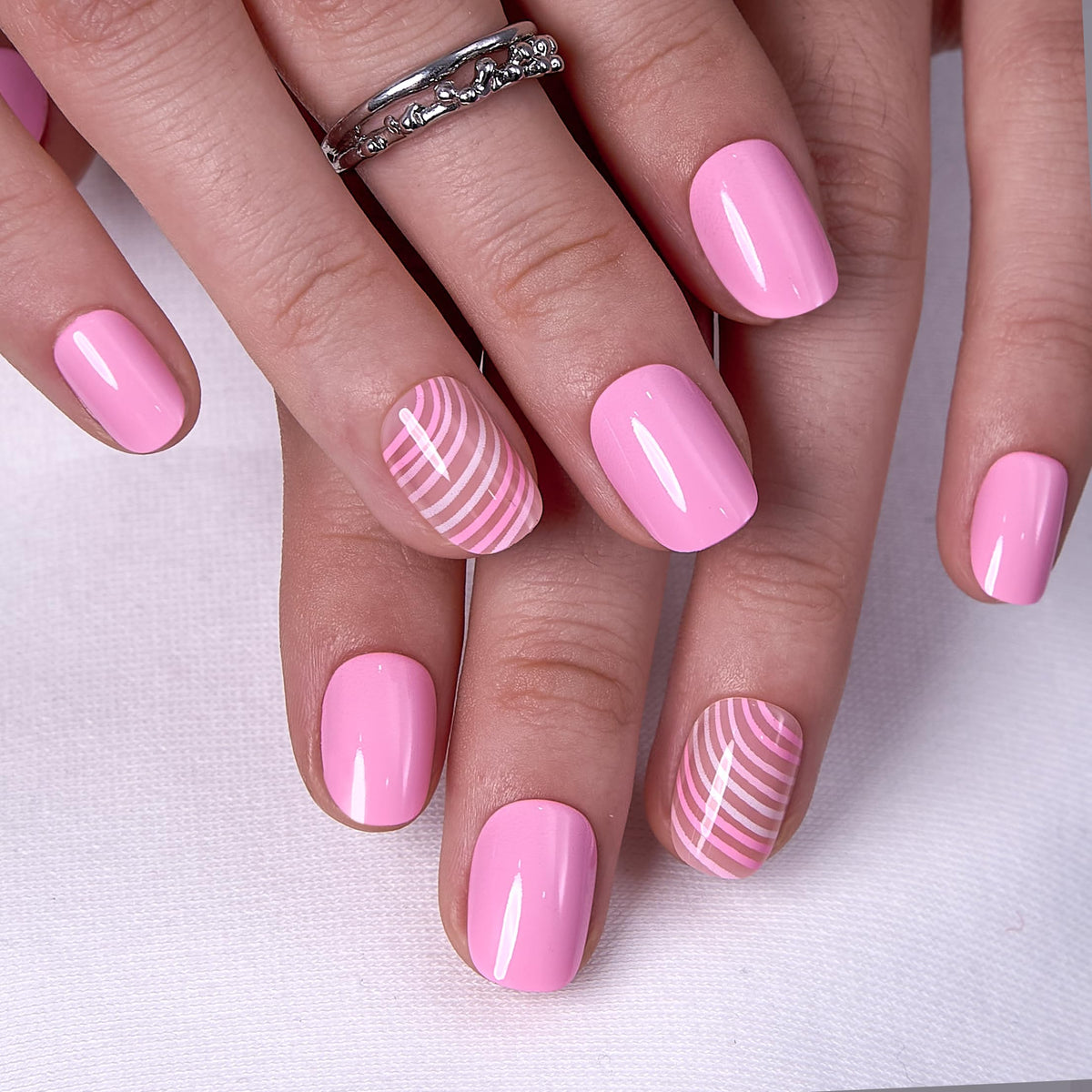 CurvLife front packaging showing pink ripple design and neat box — stylish protection
