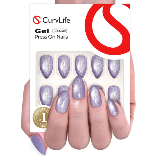 CurvLife front packaging showing purple cat eye design and kit contents for easy gifting
