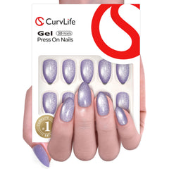 CurvLife front packaging showing purple cat eye design and kit contents for easy gifting