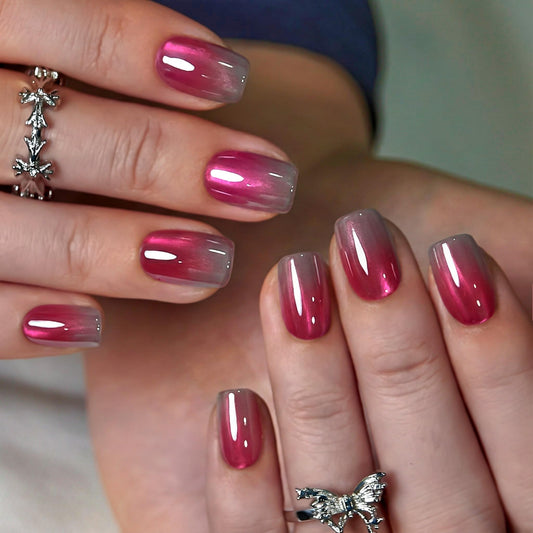 CurvLife front packaging showing ruby chrome nails and included tools for easy styling