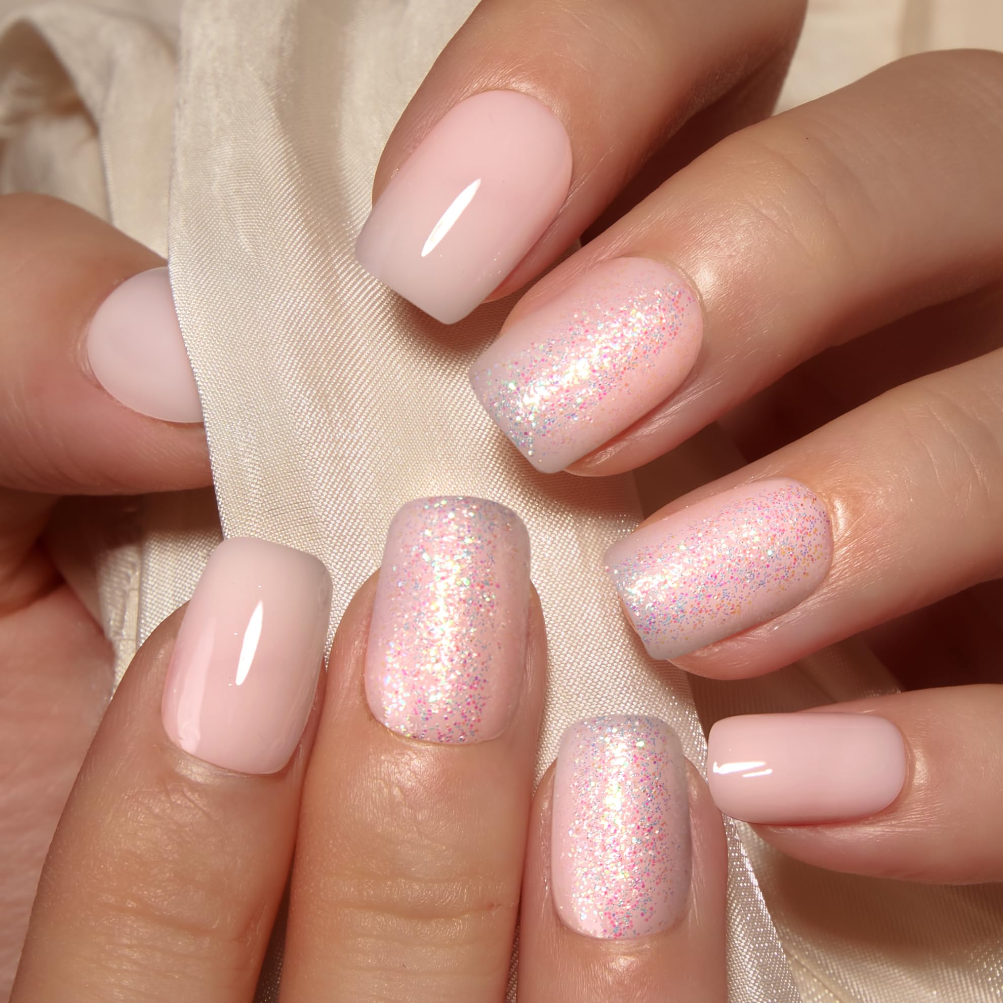CurvLife front packaging showing full short square nail set and benefits
