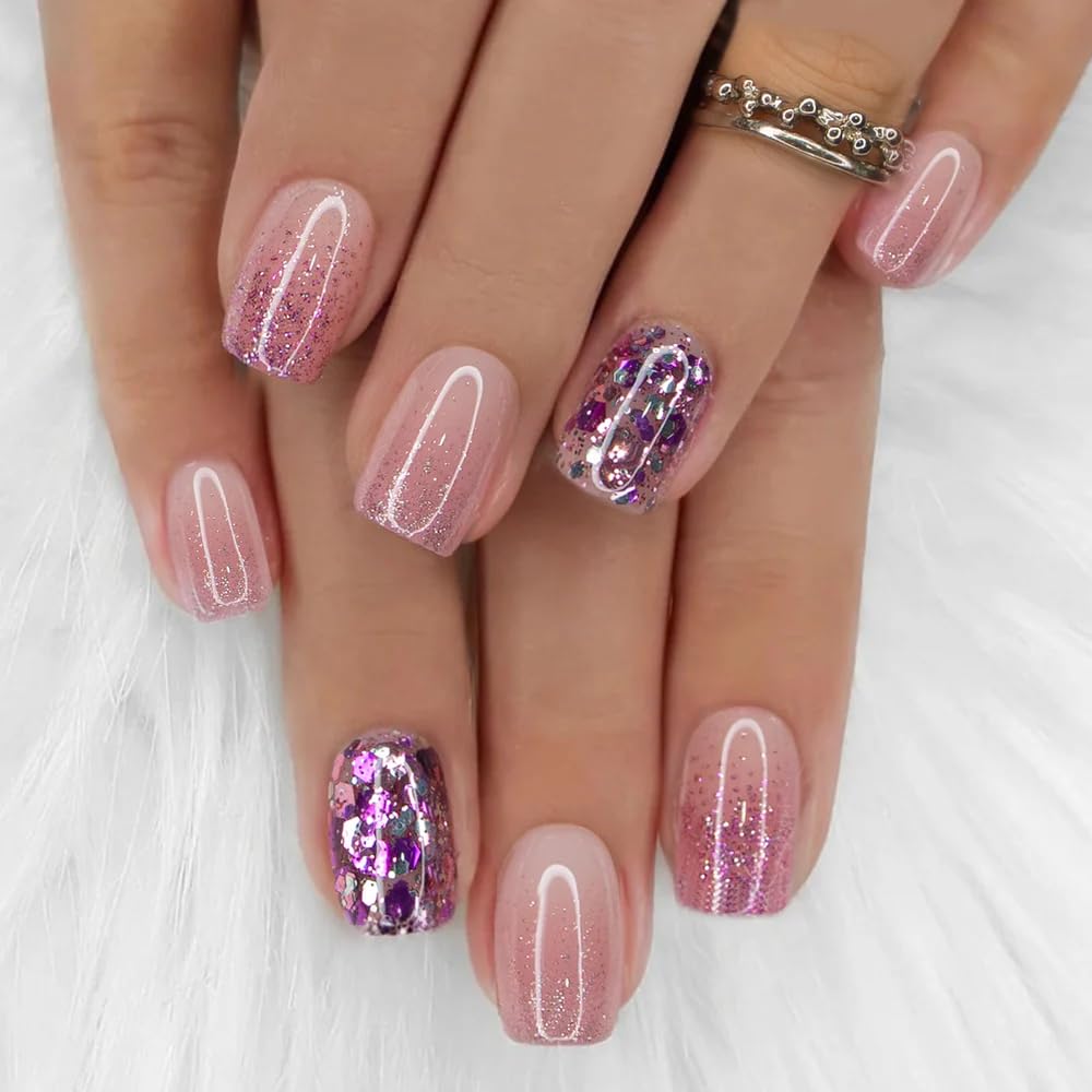 CurvLife front packaging showing multicolor press-on nails and tools for easy use