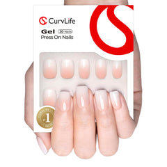 CurvLife front packaging showing full kit and immediate polish benefit