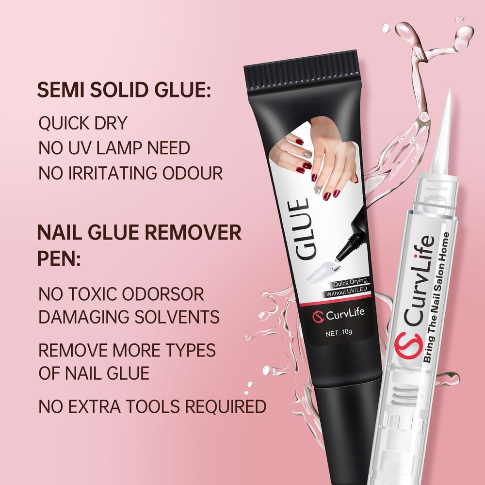 CurvLife gel texture close-up demonstrating thick non-runny formula