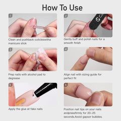 CurvLife kit contents arranged showing glue, tabs, file, and storage box