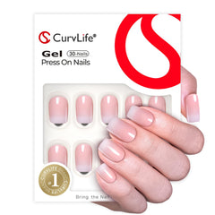 CurvLife label and protective gel finish detail showing glossy, chip-resistant surface