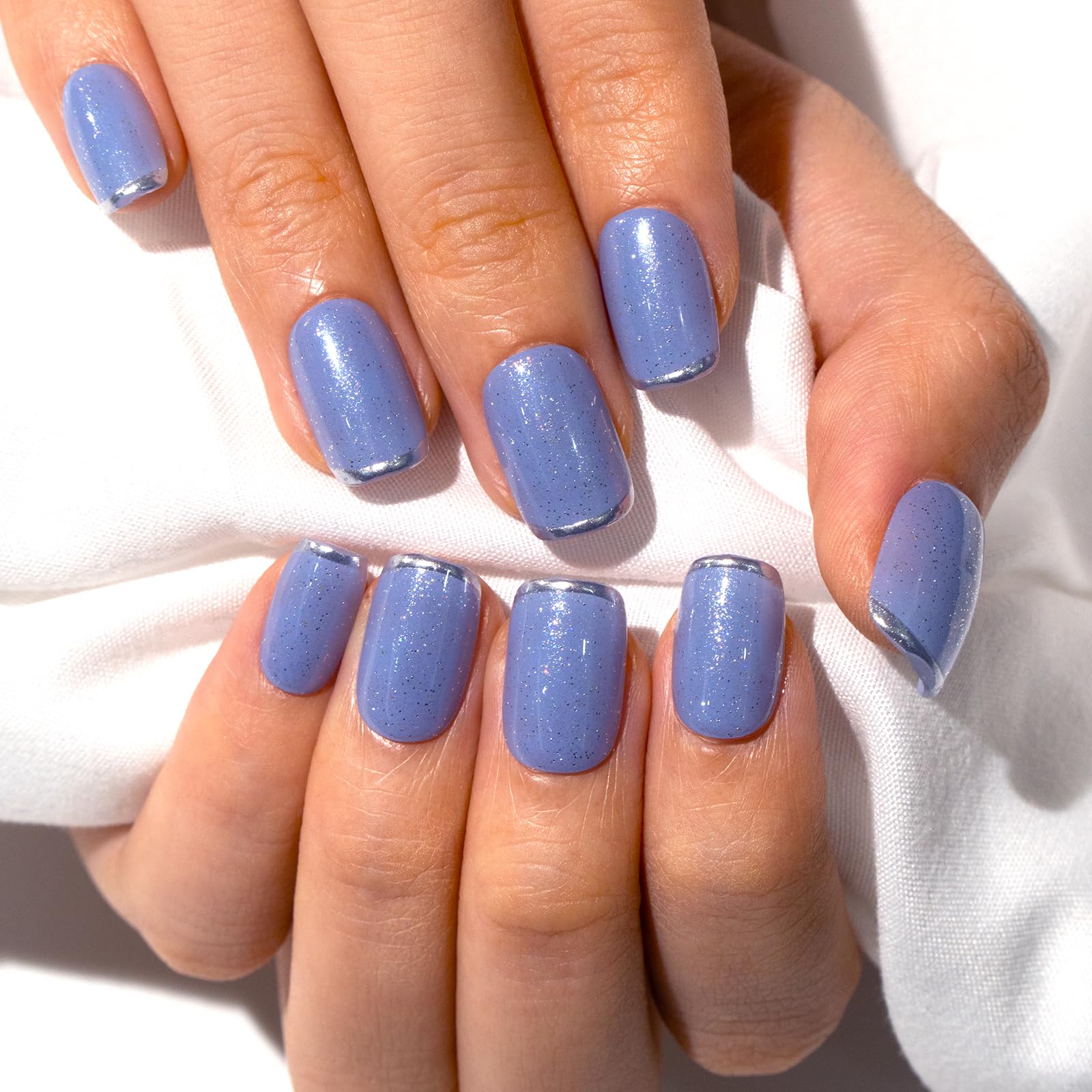 CurvLife soft gel texture close-up showing flexible, natural-feel benefit