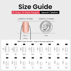 CurvLife lifestyle shot of woman wearing nails showcasing polished, salon-style look