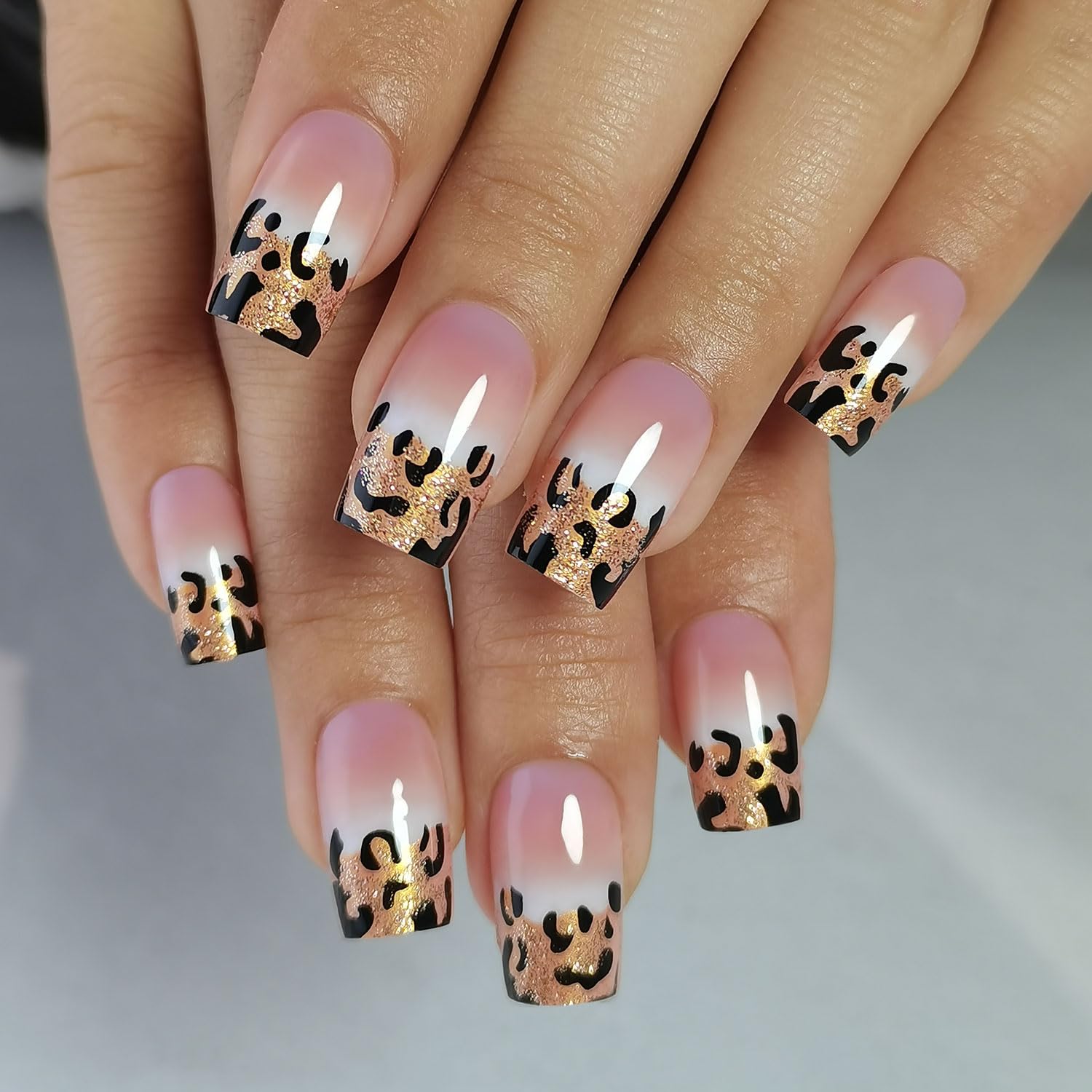 CurvLife long square nails on hand demonstrating length and bold style benefit confidence