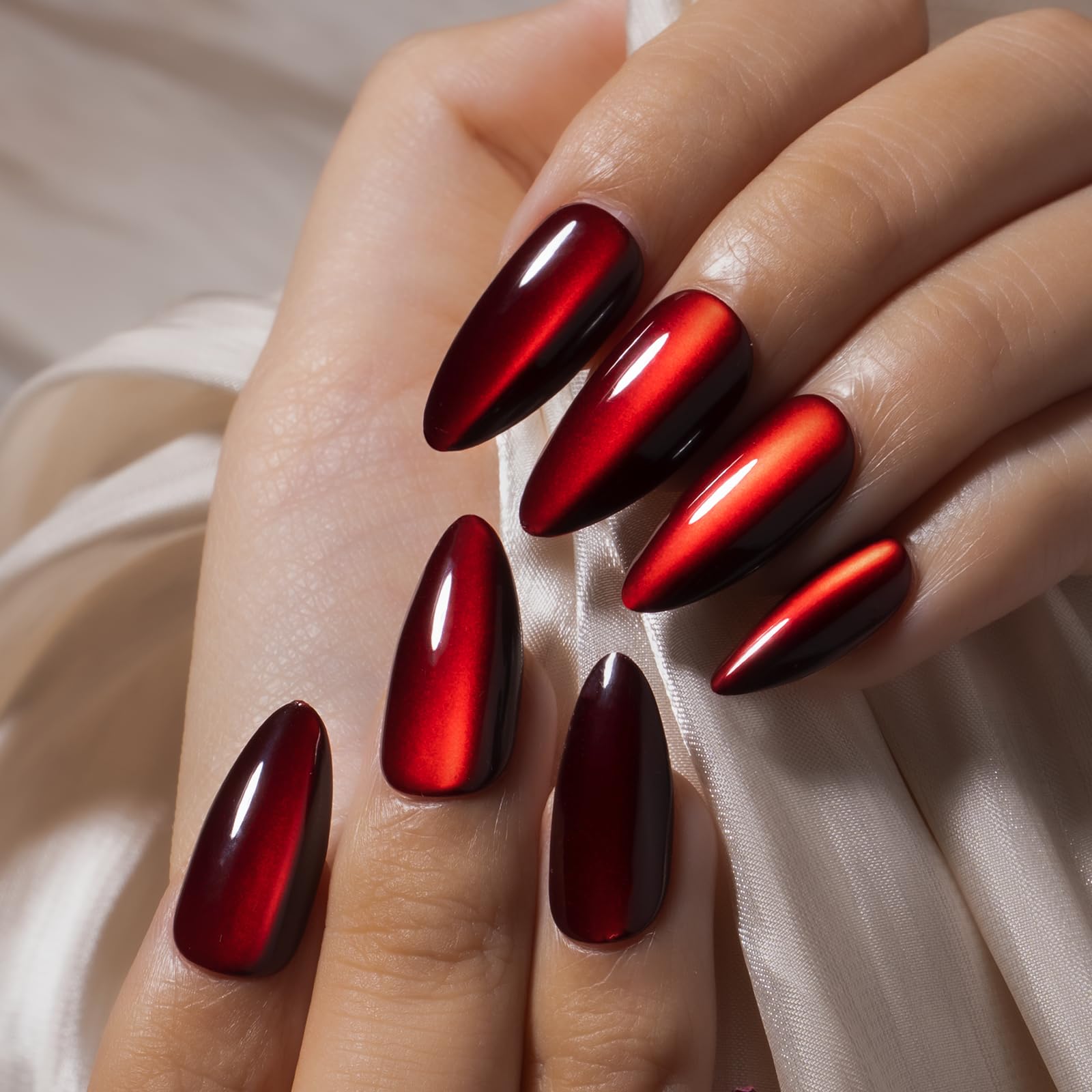 CurvLife on model hands in a Christmas setting demonstrating festive elegance