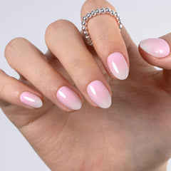 CurvLife close-up of soft gel finish highlighting glossy salon shine