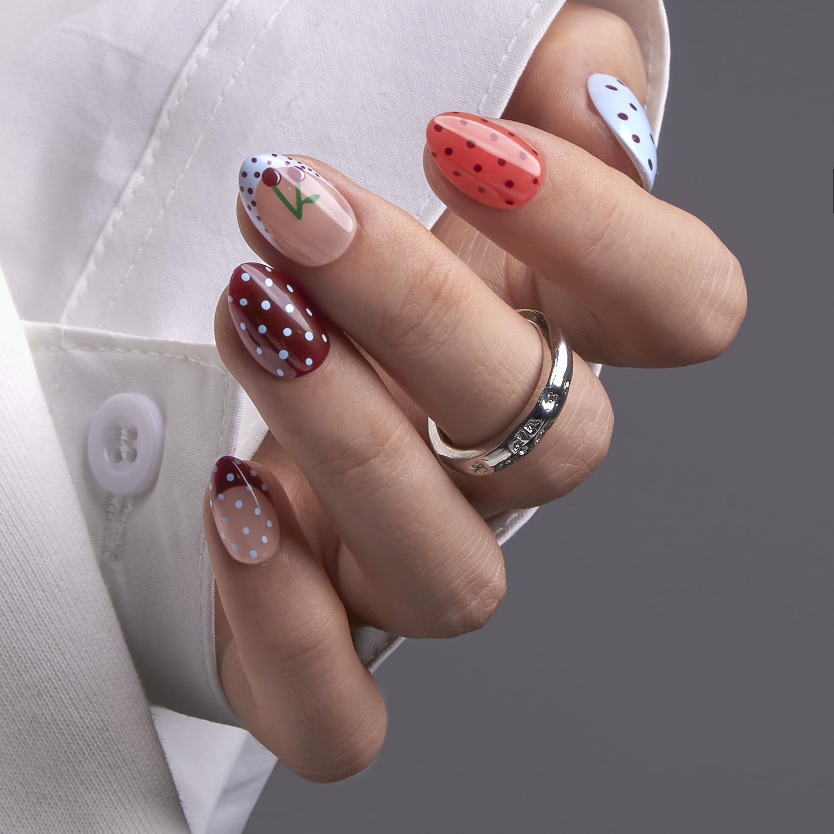 CurvLife nails worn on hand demonstrating comfortable fit and polished look