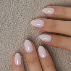 CurvLife front packaging showing milky white extra short nails and kit contents