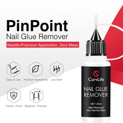 CurvLife nozzle detail for pinpoint glue application, precise control benefit