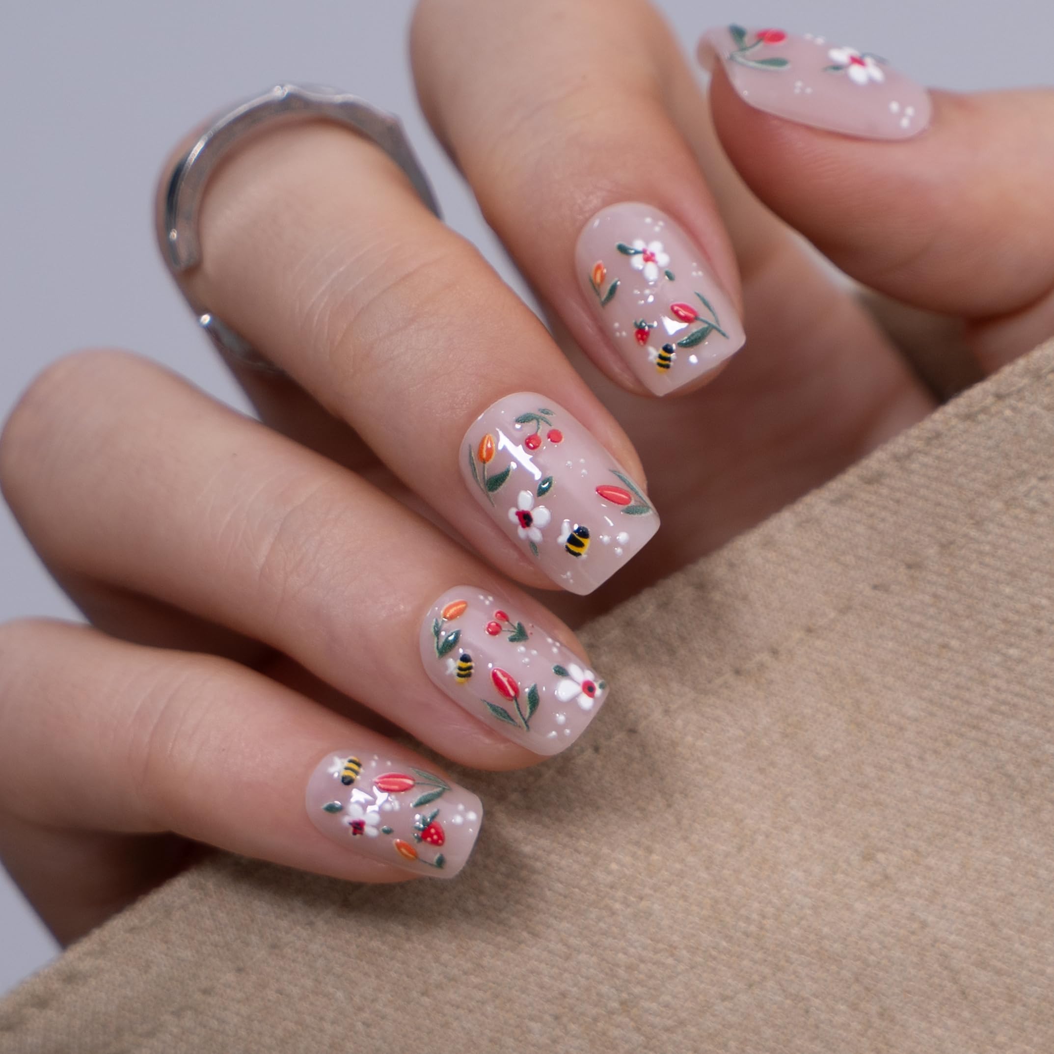 CurvLife nails being applied by hand demonstrating secure, comfortable fit