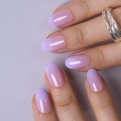 CurvLife front packaging showing Lavender Veil kit and included tools for at-home manicure