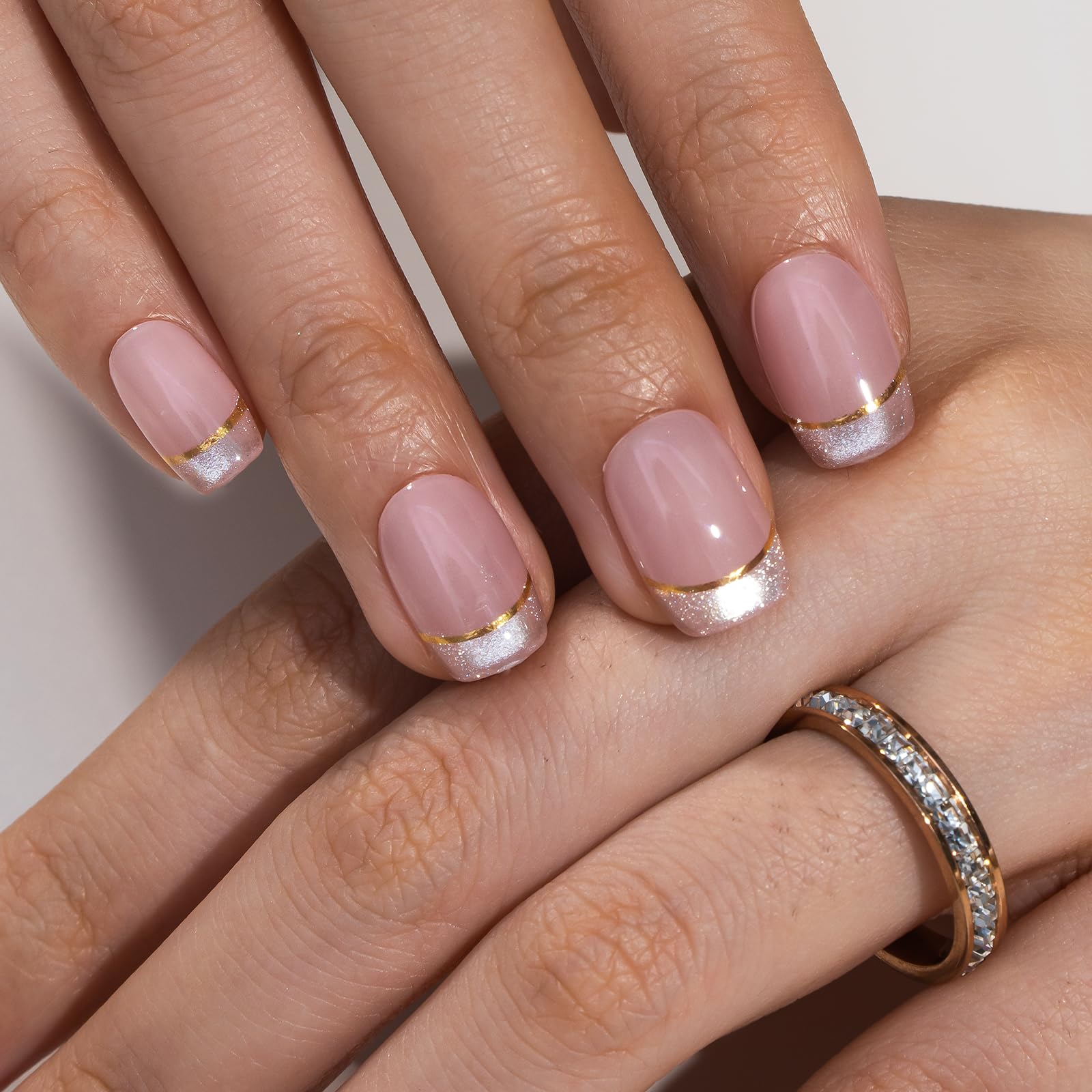 CurvLife side profile of full-cover soft gel tip showing natural curve and fit
