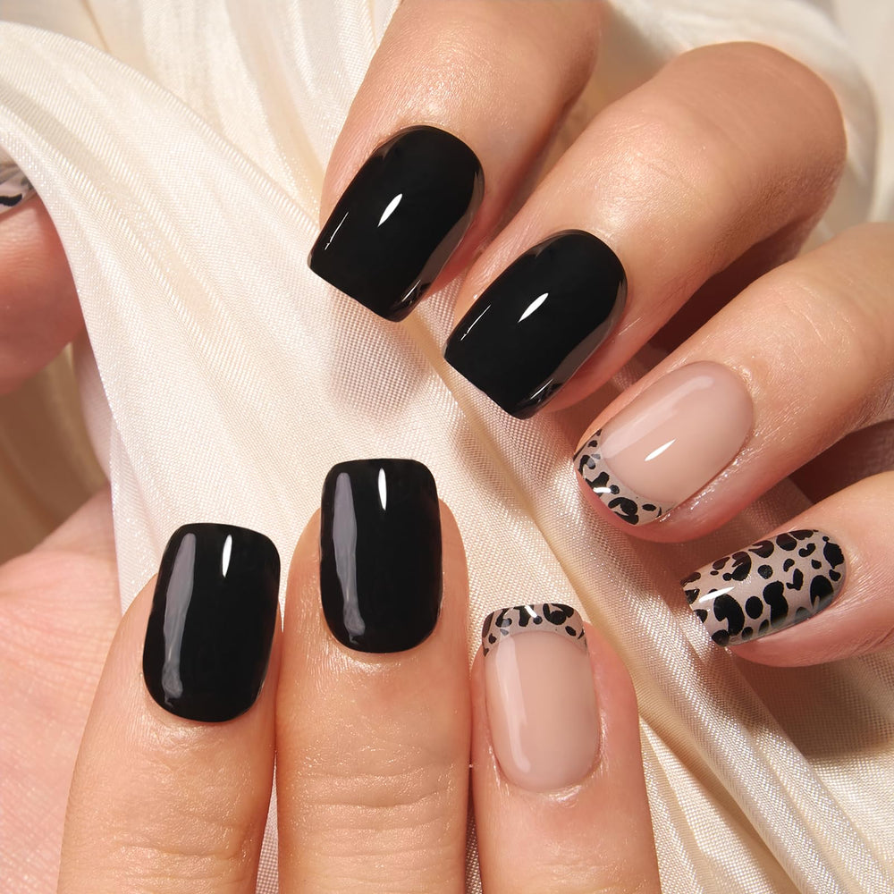 CurvLife side profile of short square nail shape showing natural-looking fit