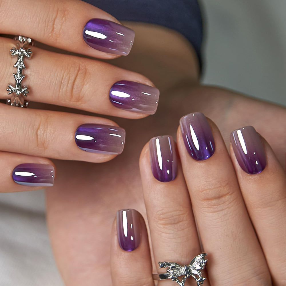 CurvLife side profile of soft-gel nail showing flexibility and comfortable fit