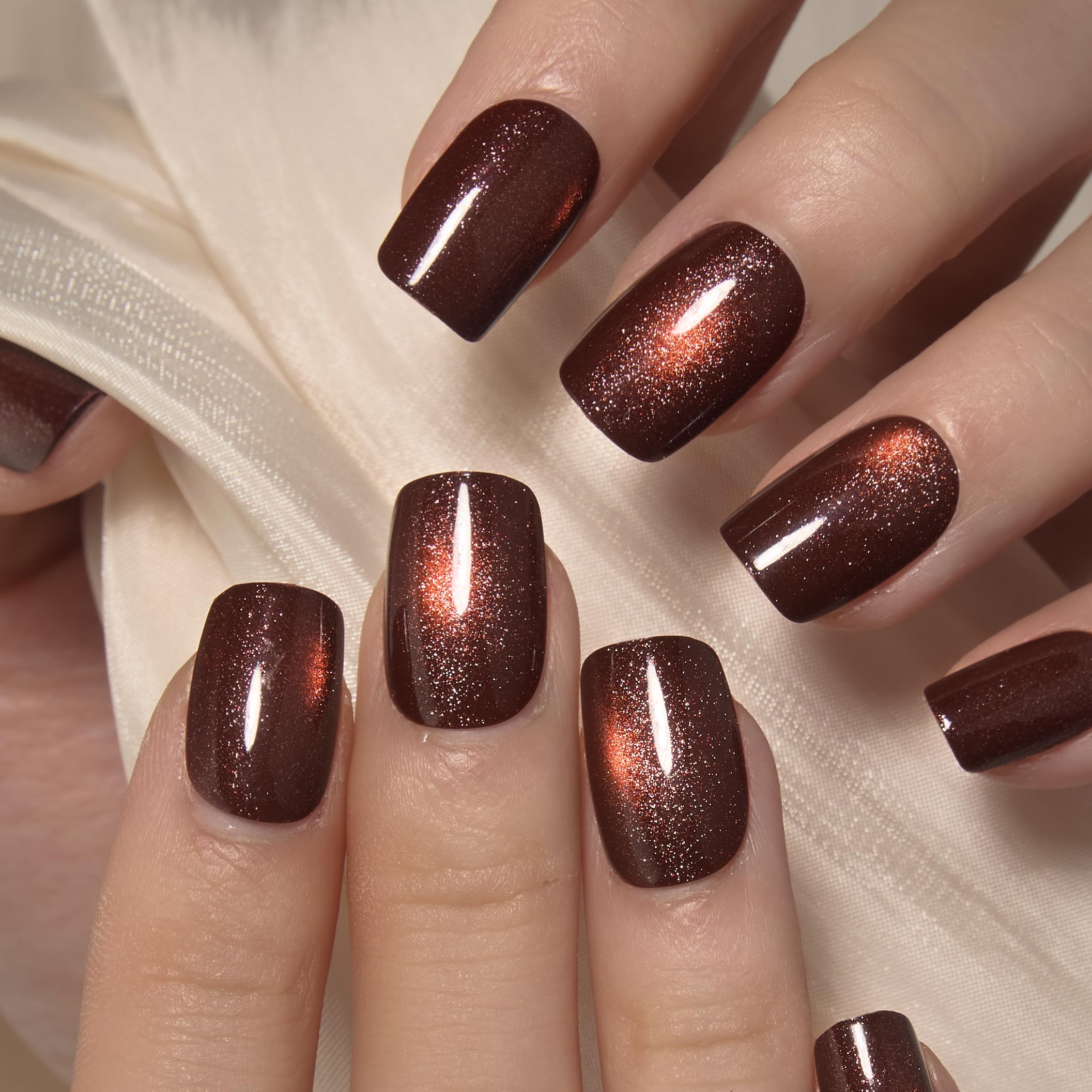 CurvLife side profile of thin soft-gel nail showing flexible comfort benefit