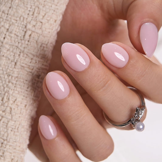 CurvLife soft gel close-up showing glossy finish that resists chips and dulling
