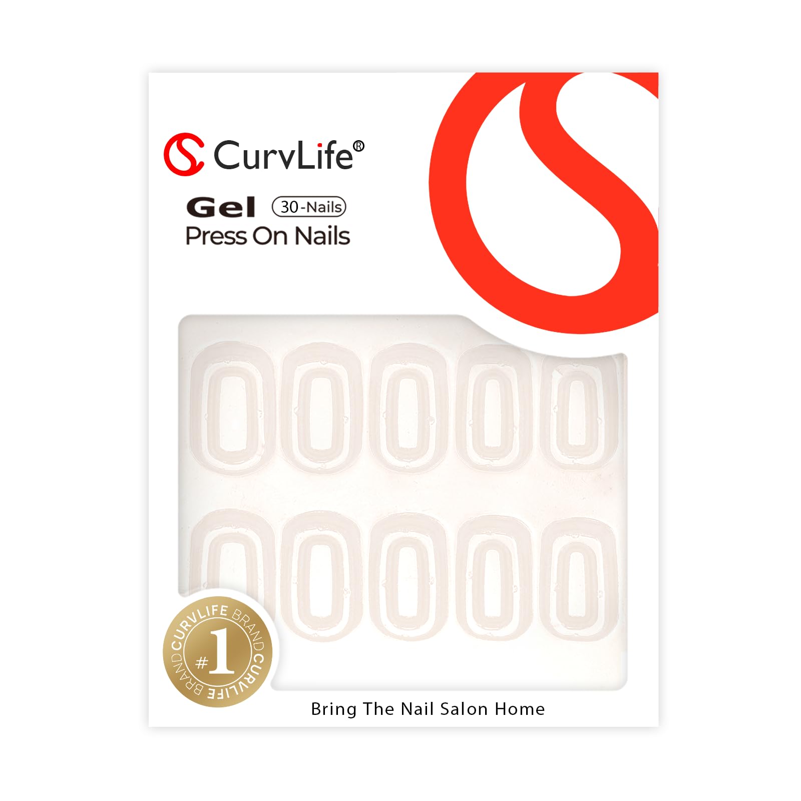 CurvLife open storage box with organized nails for reusable convenience