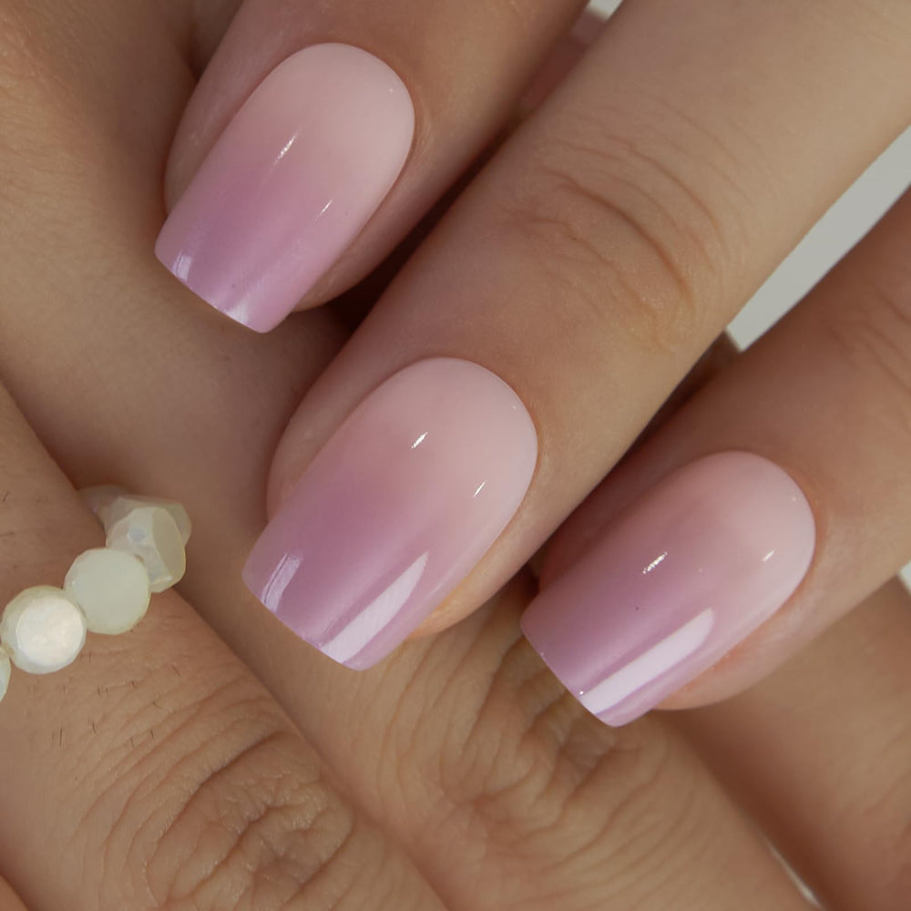 CurvLife glossy sheen texture close-up demonstrating salon-like shine and durability
