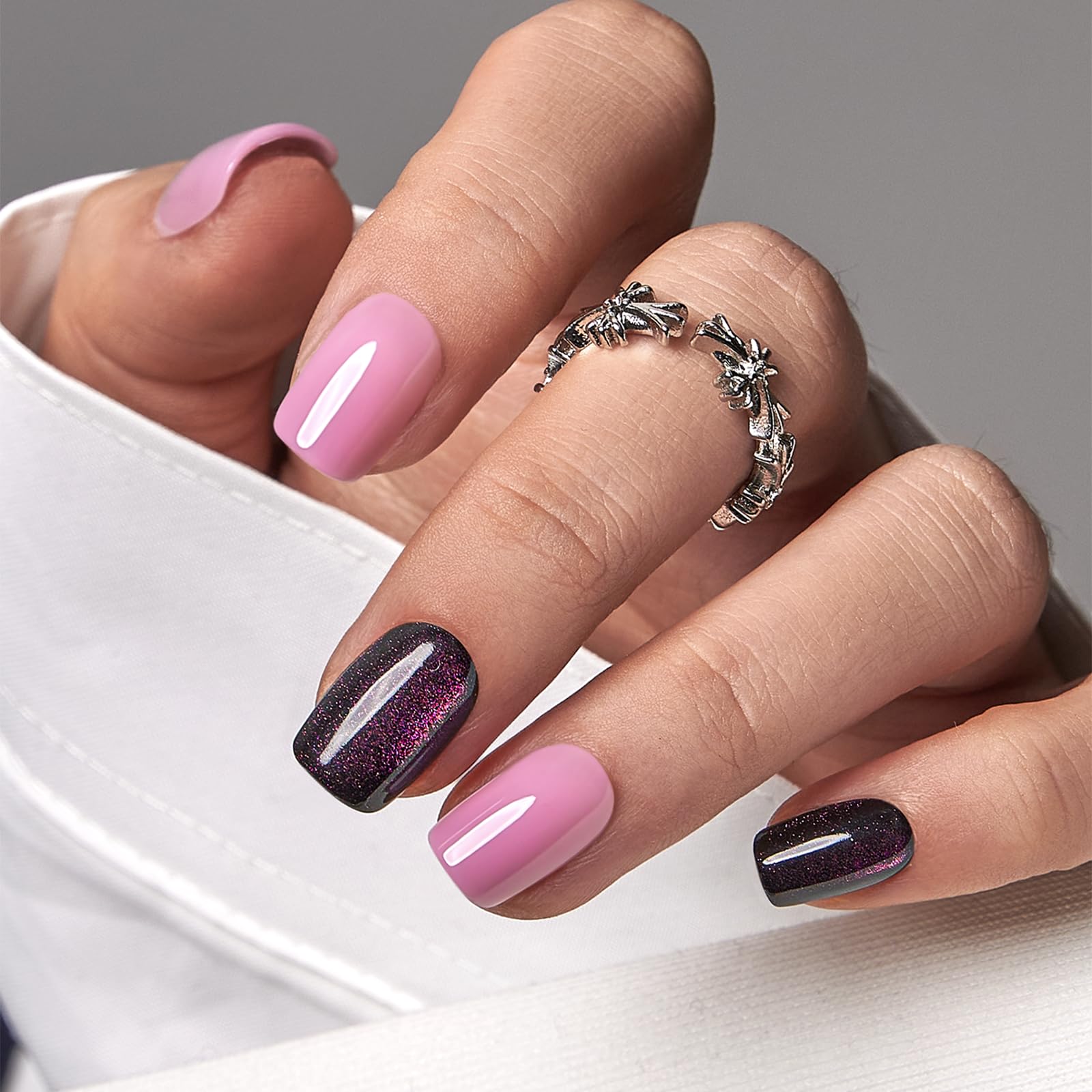 CurvLife front packaging showing apricot French tip set and kit contents