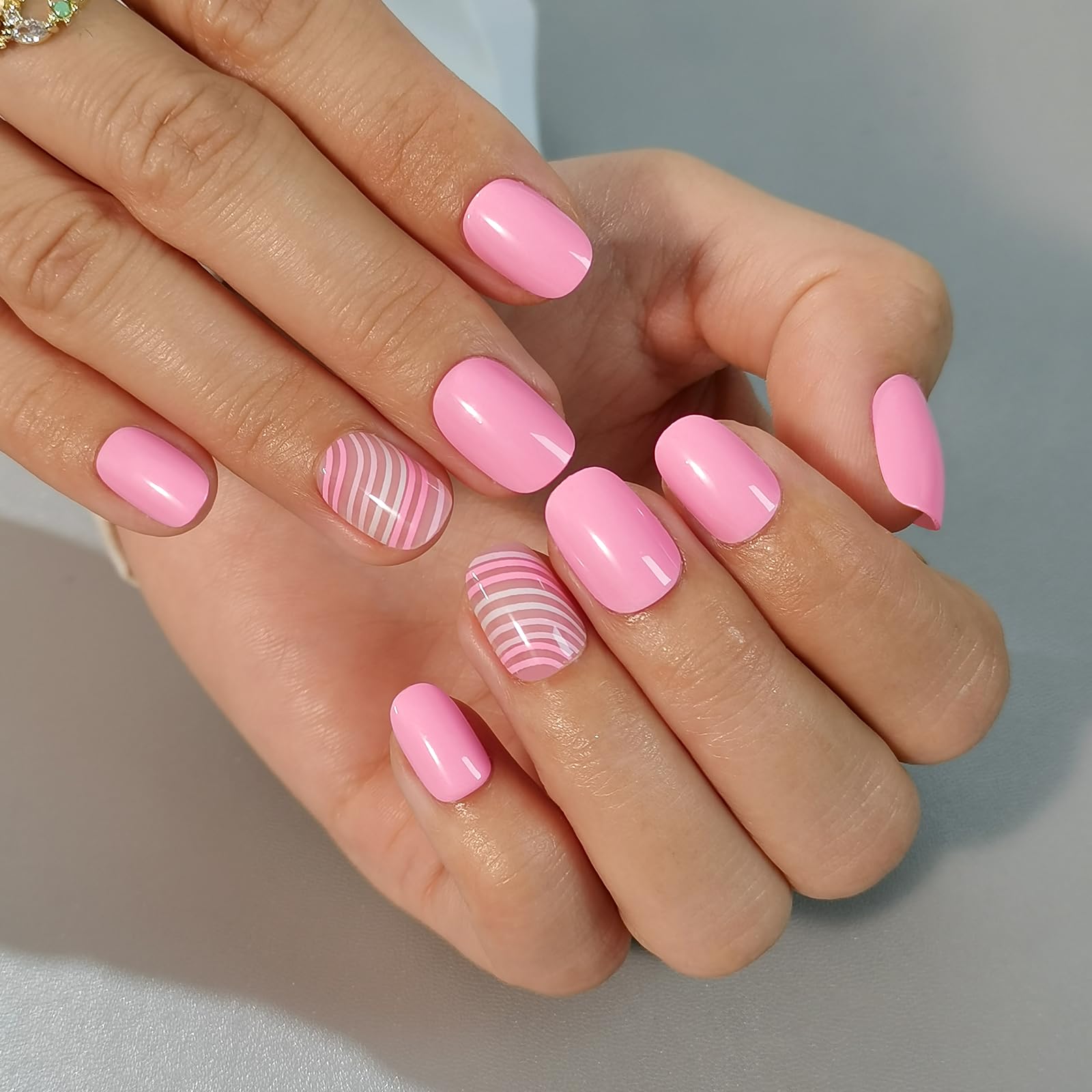 CurvLife nails applied on fingers demonstrating bendable comfort — everyday wearability