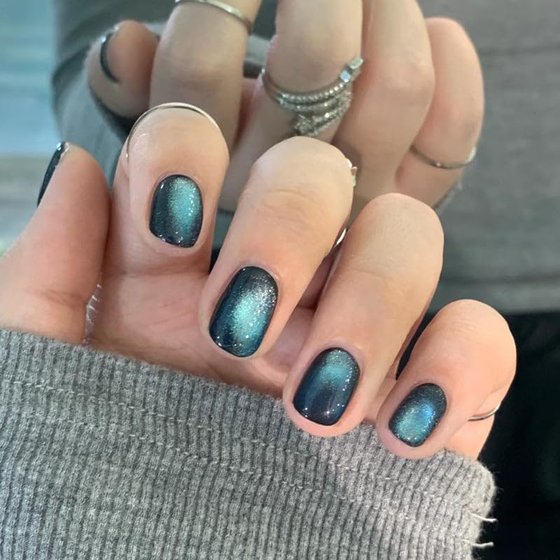 Curvlife worn on hands lifestyle shot showing natural-looking short nails