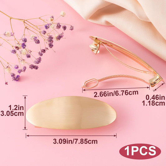 CustomyLife barrette side profile highlighting curved shape for comfortable hold