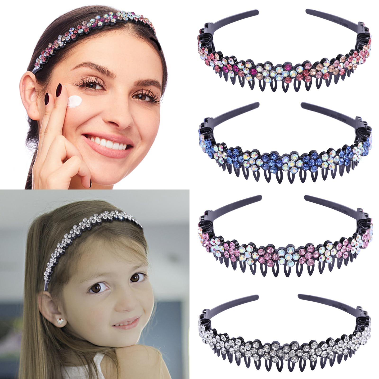 Cutewing headband worn by model showing comfortable stylish fit
