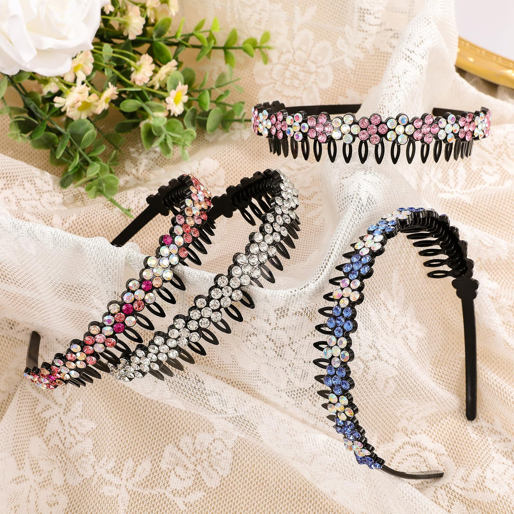 Cutewing headband beside ruler showing scale and one-size fit