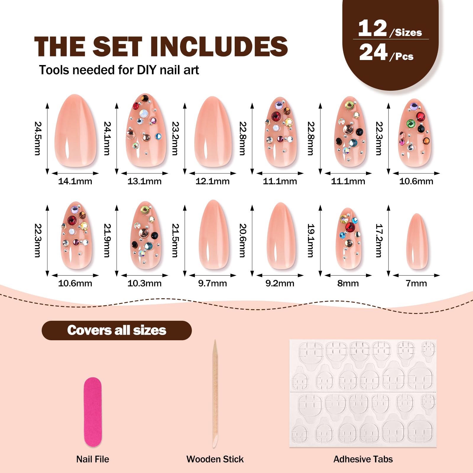 CUZIAM in-hand application demonstrates easy press-on use and quick professional results