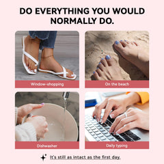 CUZIAM lifestyle hand model wearing wine red nails for event-ready look