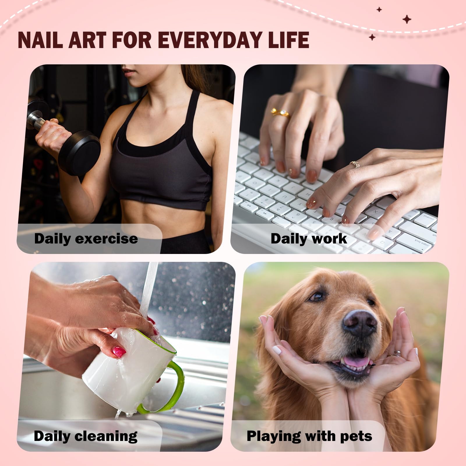 CUZIAM lifestyle image of wedding-ready manicure demonstrating elegant event wear